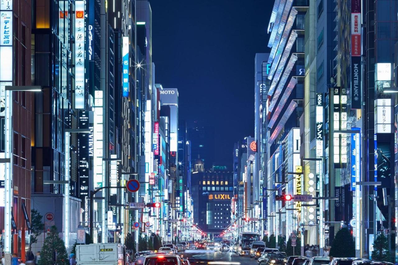 The B Ginza Hotell Tokyo Eksteriør bilde